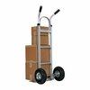 Vestil Silver 2 Handle Aluminum Hand Truck Pneumatic Wheels 500 lb DHHT-500A